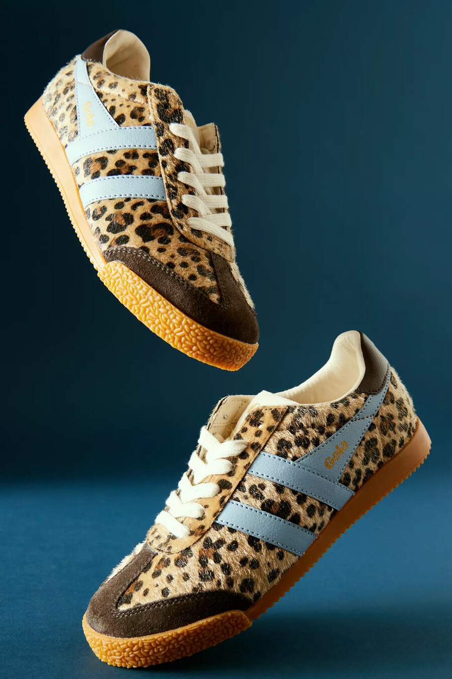 gola x anthropologie elan leopard leder-sneaker
