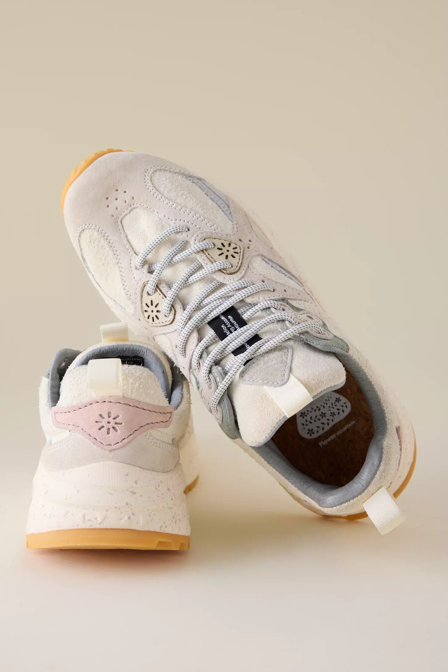 flower mountain wave wildleder-sneaker