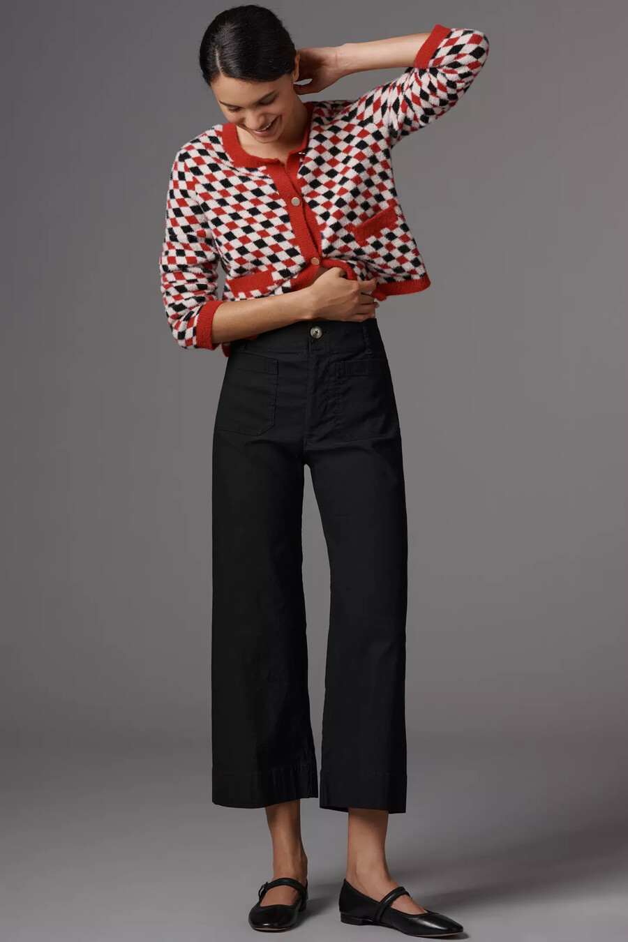die colette cropped wide-leg trousers von maeve