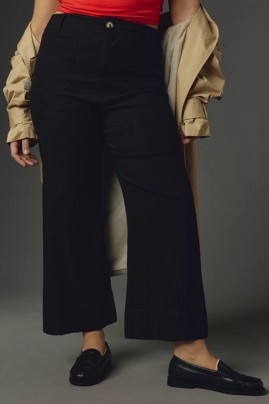 die colette cropped wide-leg trousers von maeve