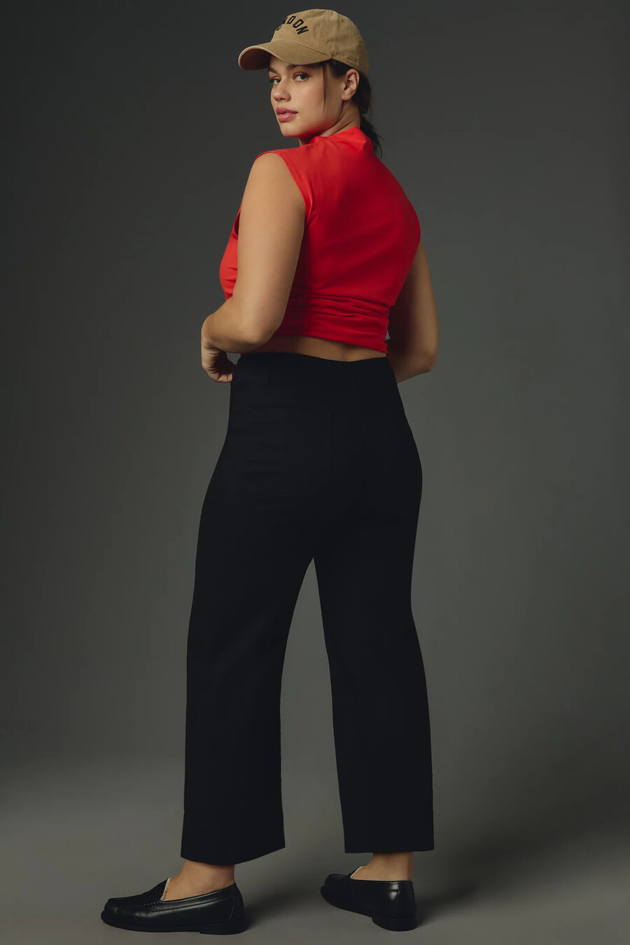 die colette cropped wide-leg trousers von maeve