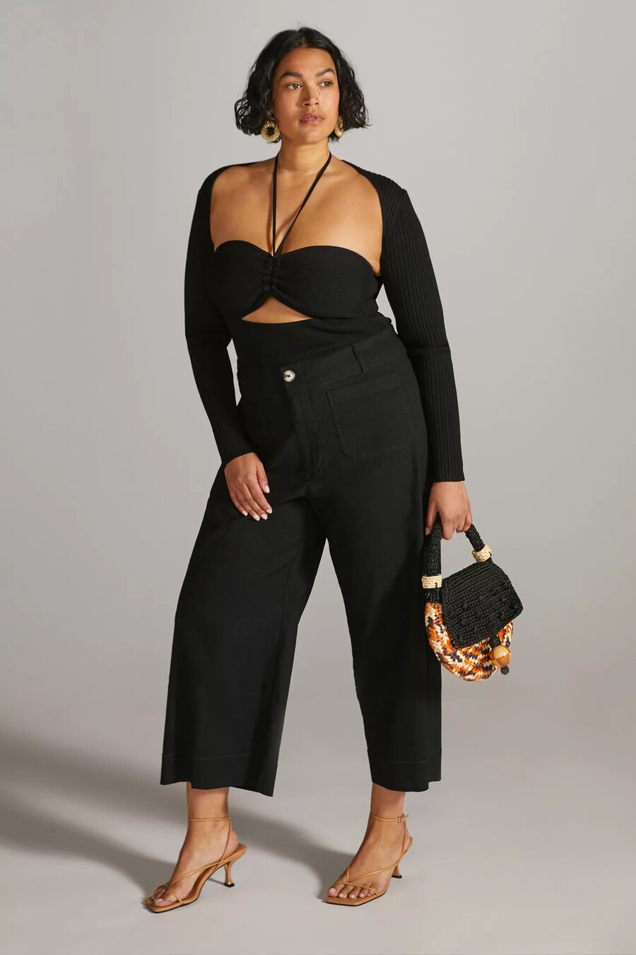 die colette cropped wide-leg trousers von maeve