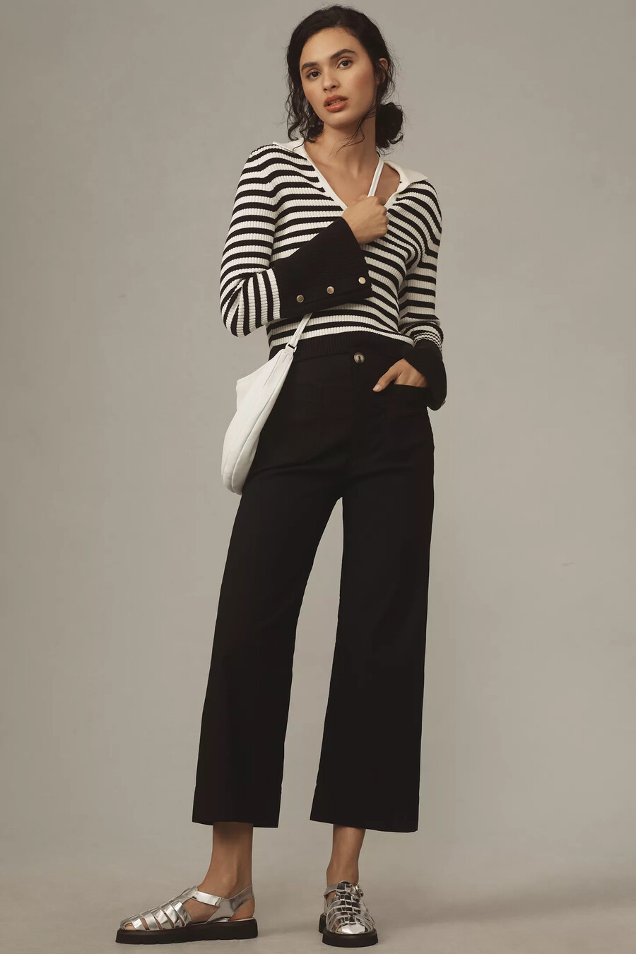 die colette cropped wide-leg trousers von maeve