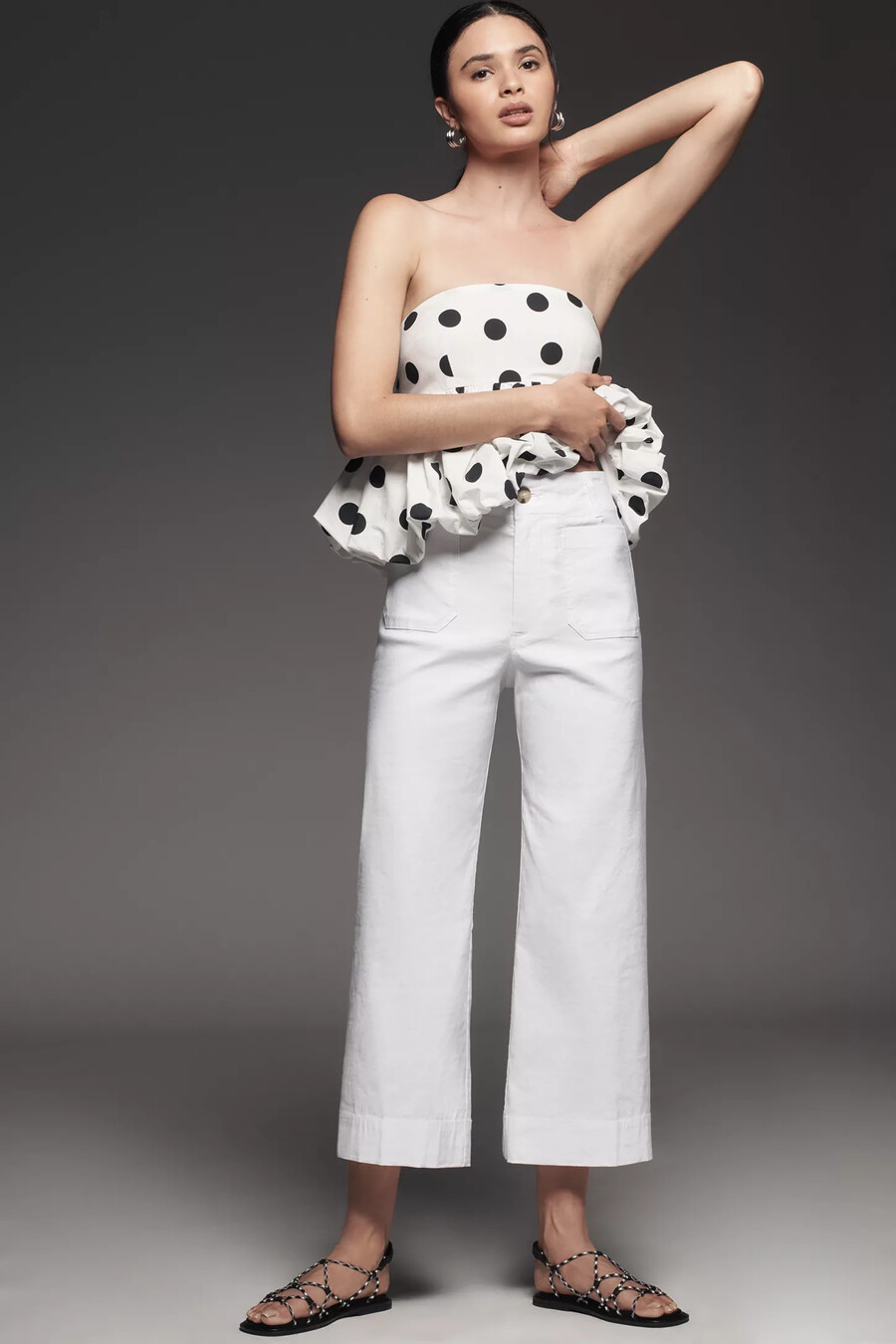 die colette cropped wide-leg trousers von maeve