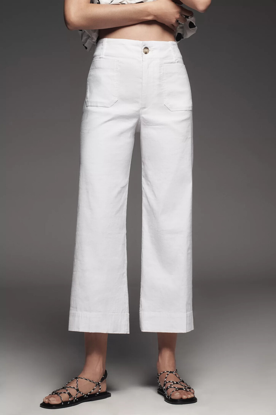die colette cropped wide-leg trousers von maeve