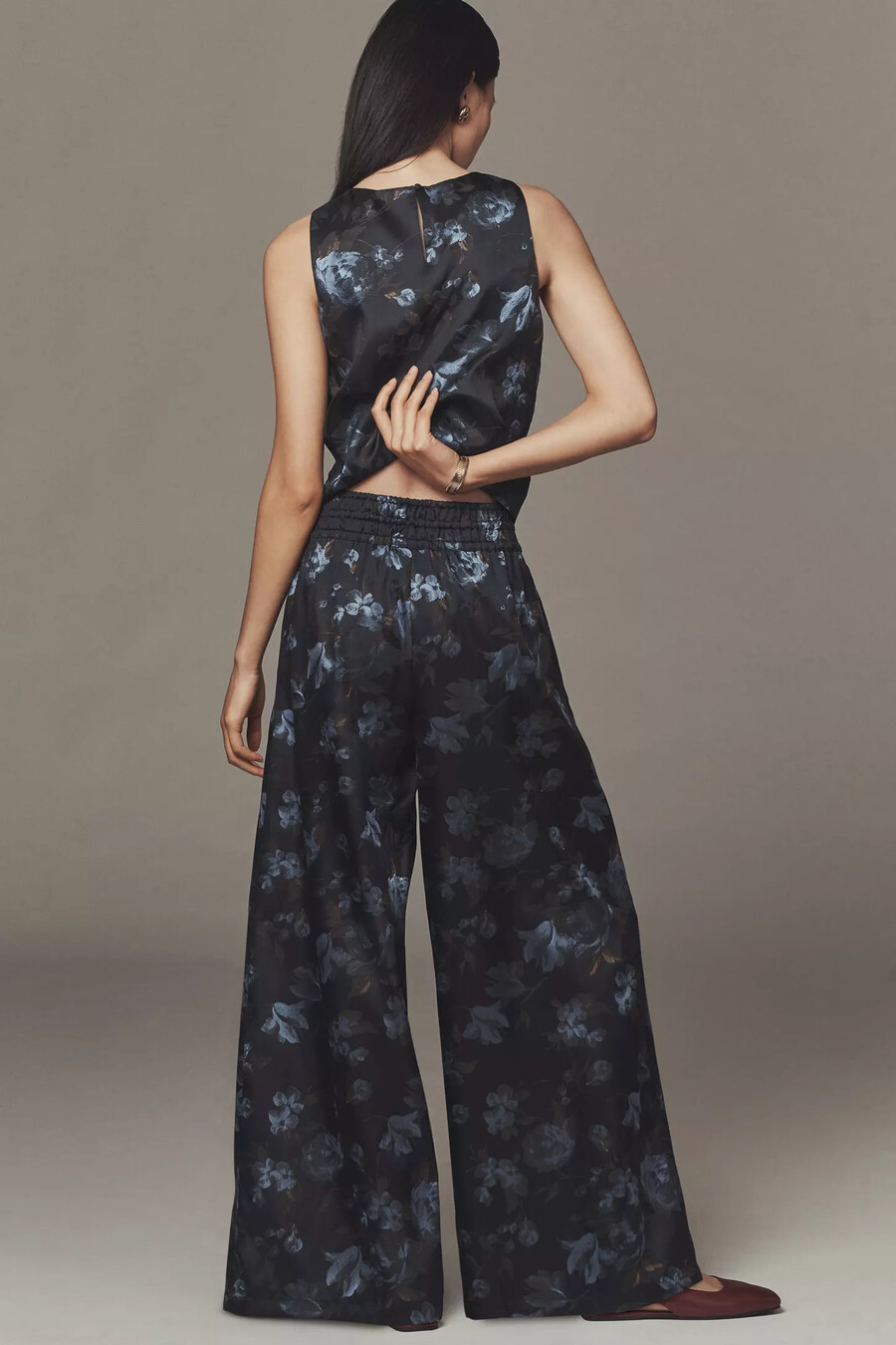 die somerset jacquard-hose zum hineinschlüpfen in voller länge