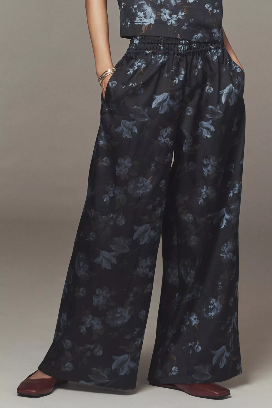 die somerset jacquard-hose zum hineinschlüpfen in voller länge