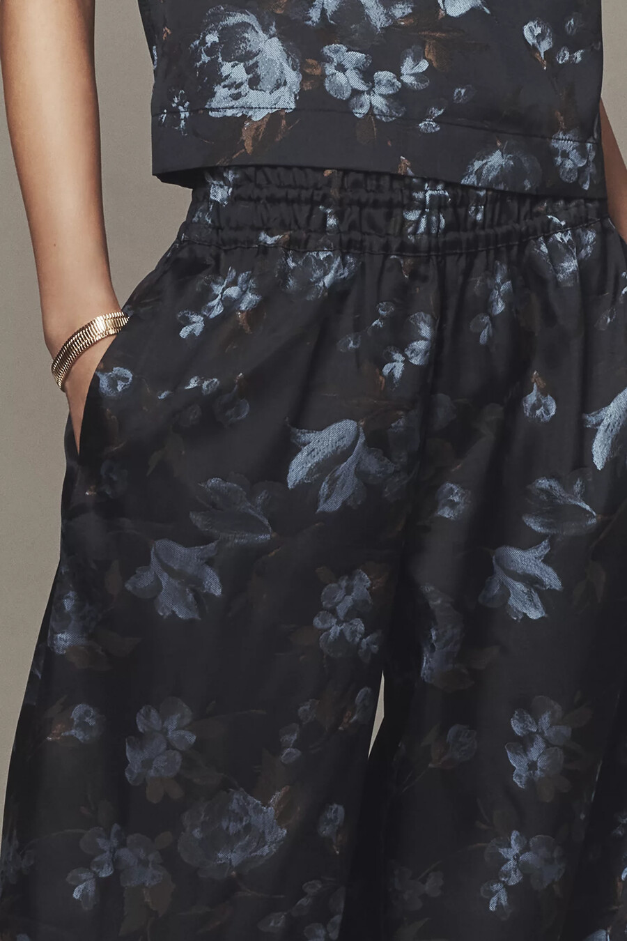 die somerset jacquard-hose zum hineinschlüpfen in voller länge