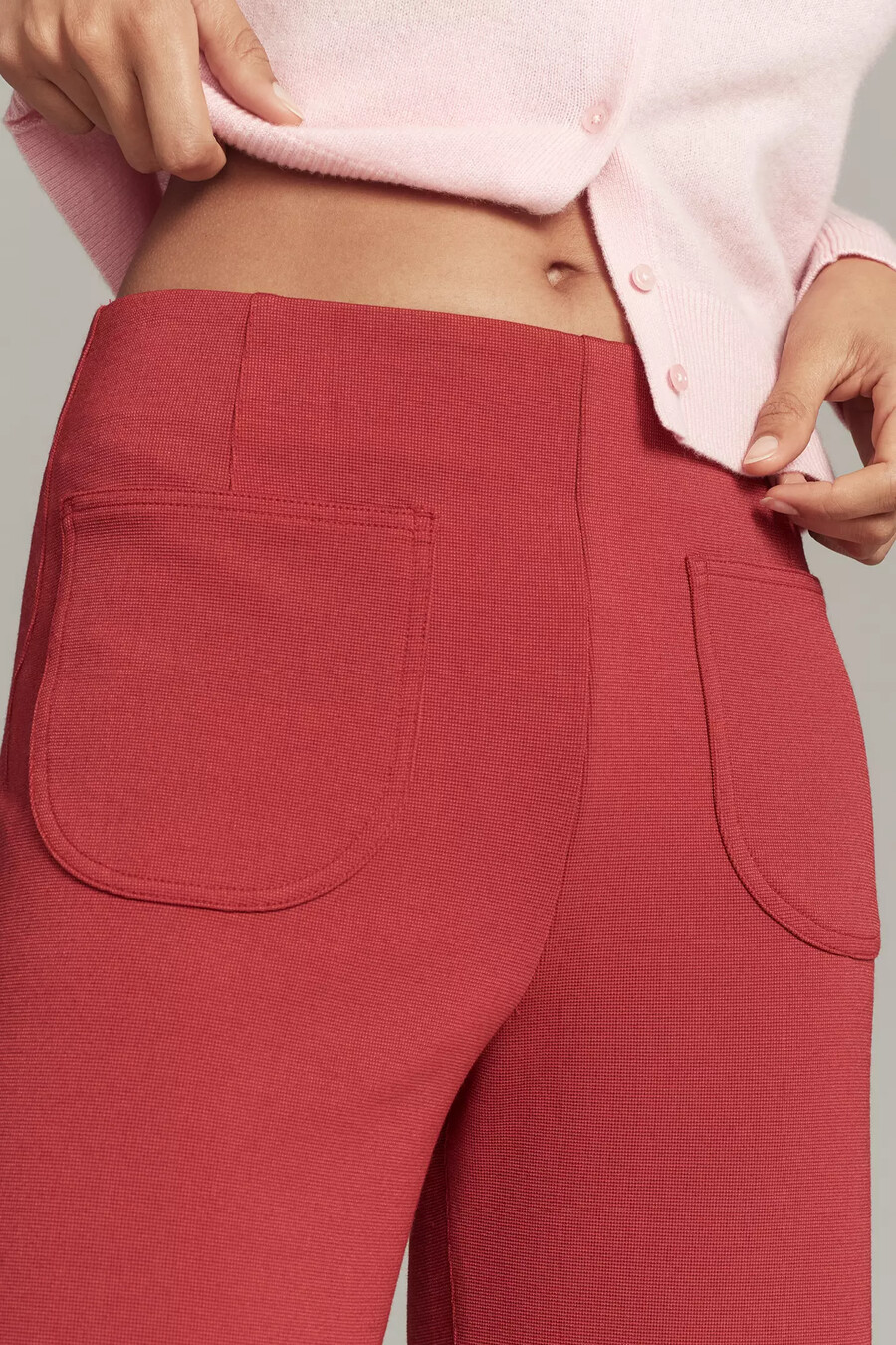 die colette-hose mit rüschensaum und weitem bein von maeve