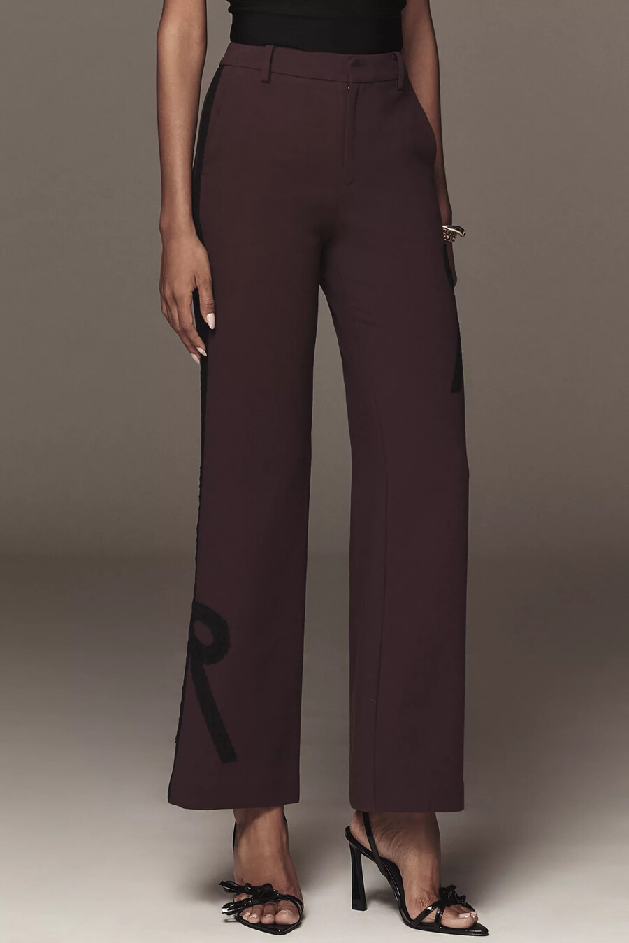 maeve ribbon slim flare hose