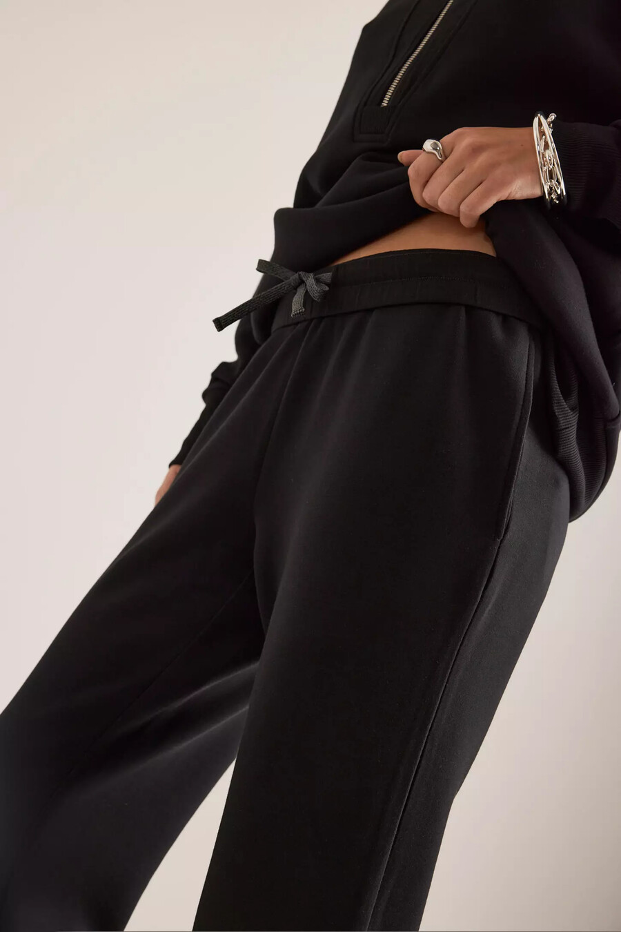 varley slim jogginghose mit bündchen