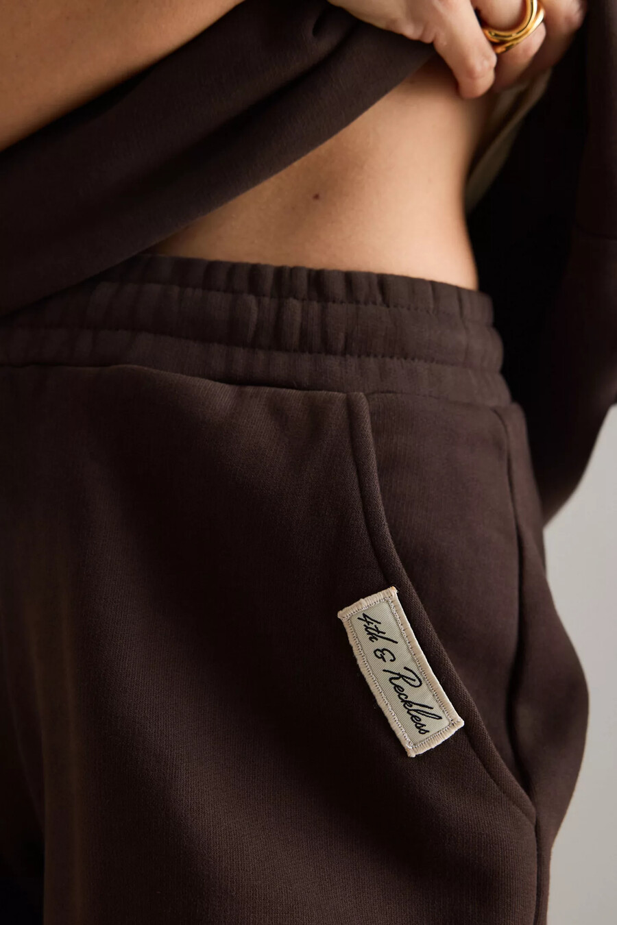4th reckless fillipa jogginghose mit weitem bein