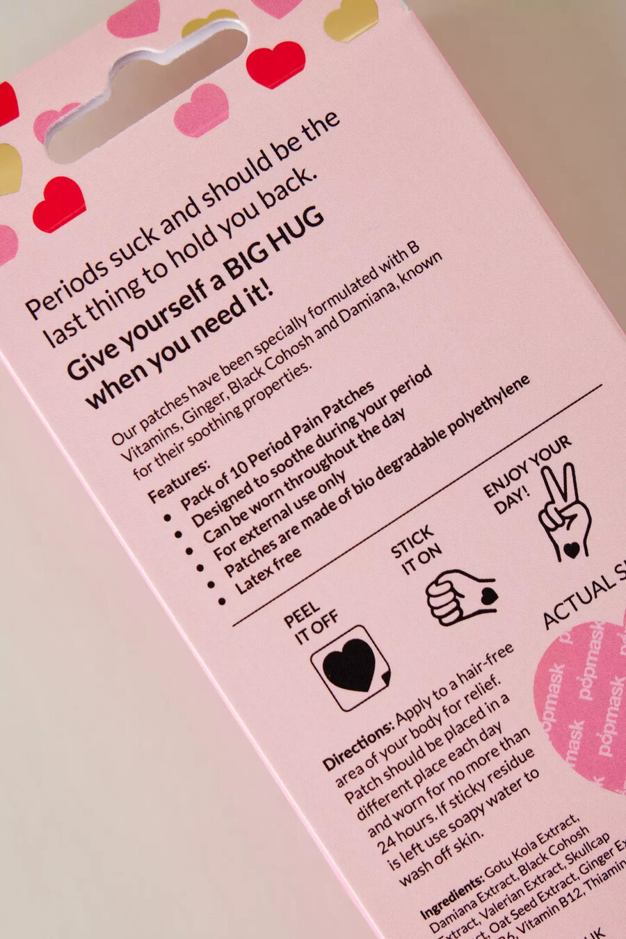 popmask big hug vitamin-periodenpflaster