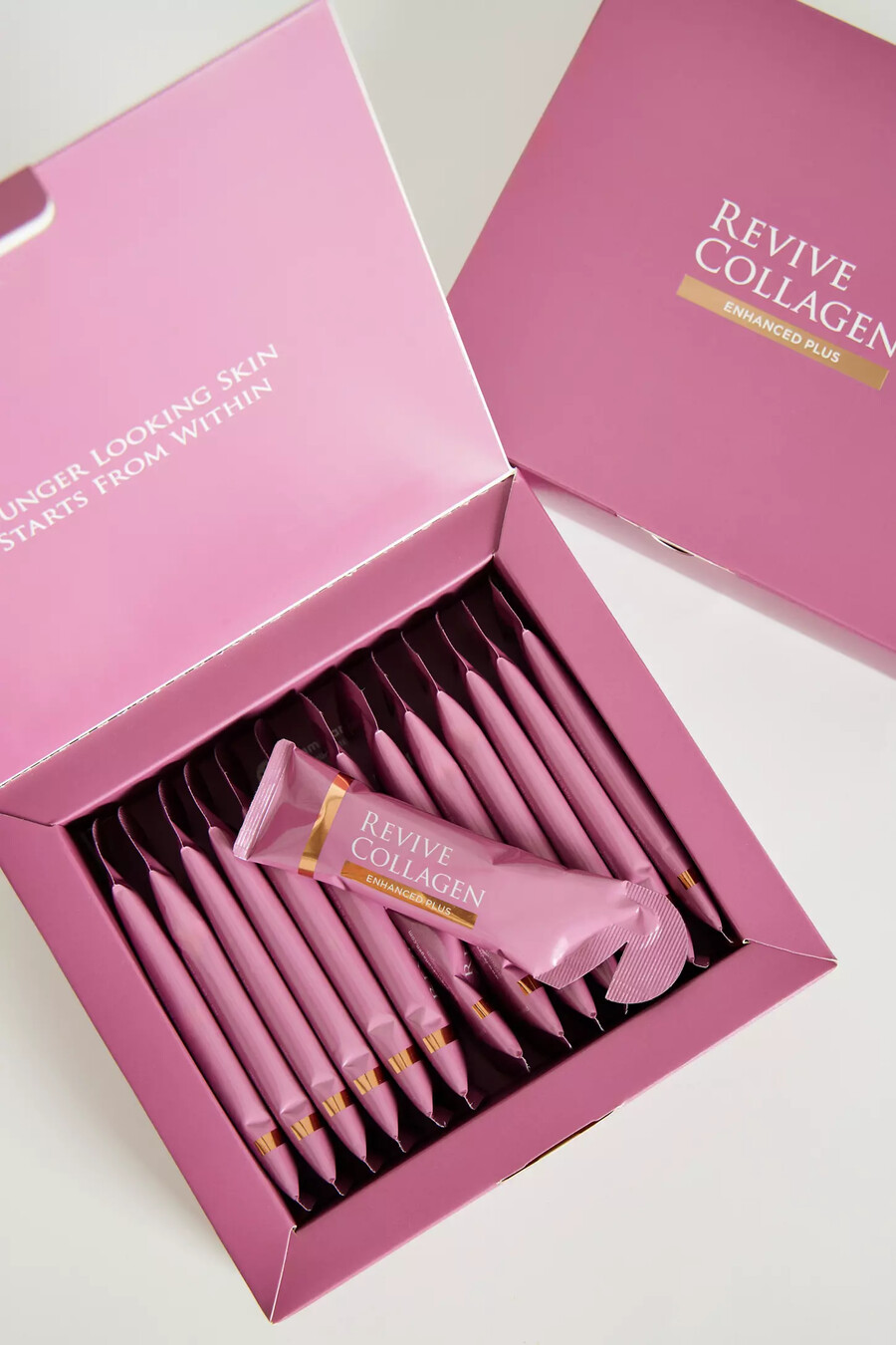 revive collagen enhanced plus – hydrolysiertes meereskollagen 14er-packung